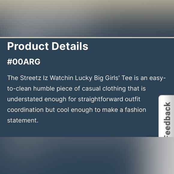 NWT Streetz Iz Watchin Girls' Lucky Tee sz M 12/14 - Picture 7 of 7